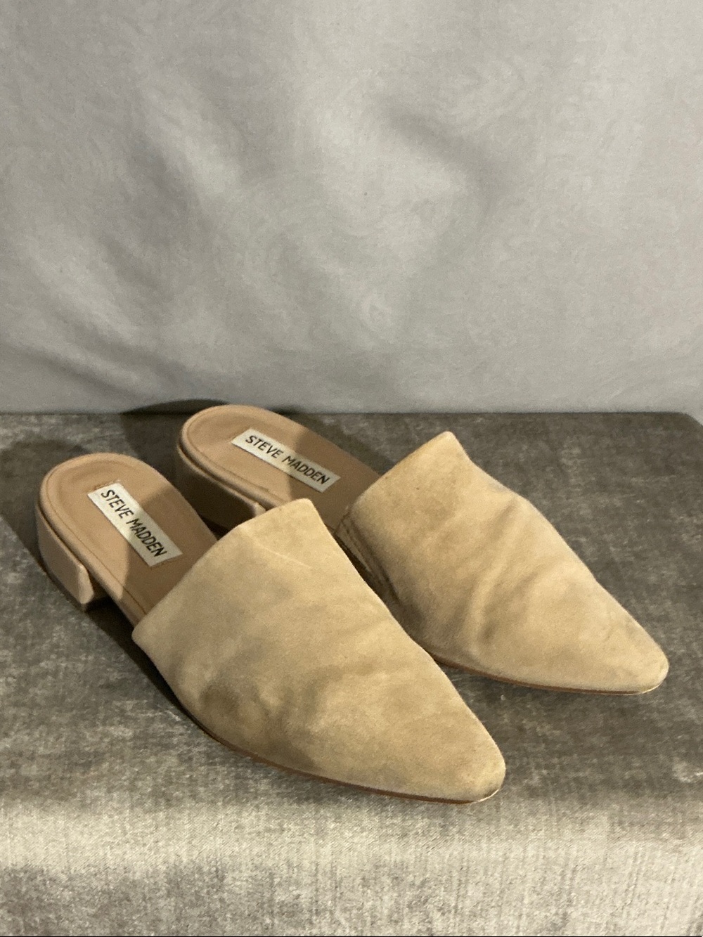 Steve Madden Suede Leather Mules